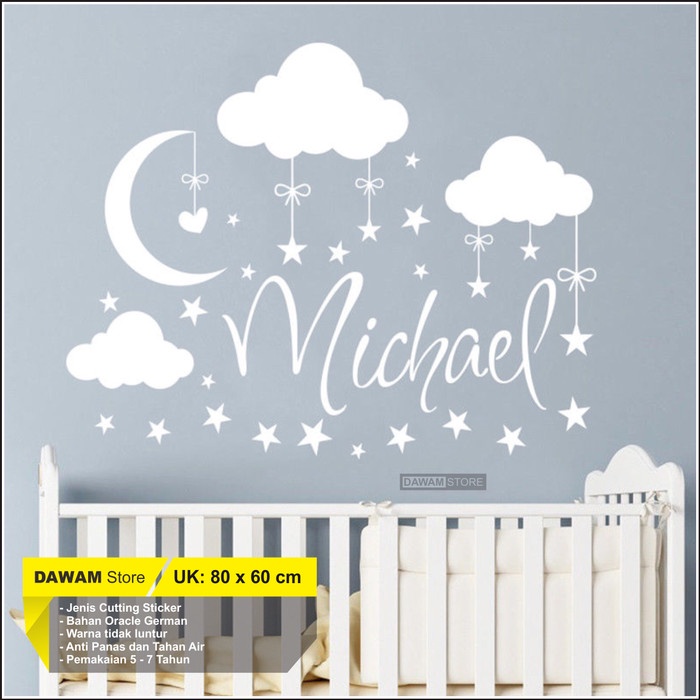 Wall Sticker Kamar Anak Cutting Stiker Dinding Anak Wall Decor Sticker Besar Anak Perempuan