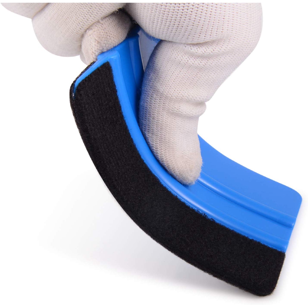 Plastik Felt Edge Squeegee Soft Felt Edge Scraper Alat Aplikasi Warna Jendela, Squeegee Mobil Decal Bungkus Vinyl Lembut