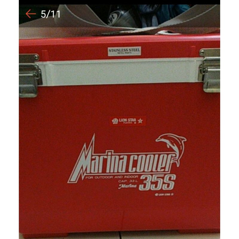 Marina Cooler Box 35S Lion Star 33 Liter / Cool Box / Tempat Es LionStar 35 S / Kotak Pendingin