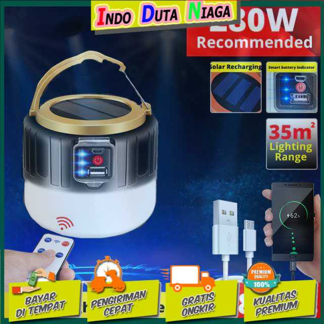 IDN TOOLS - Yifanao Senter Lampu Lentera Camping Lantern Rechargeable 280W - G13