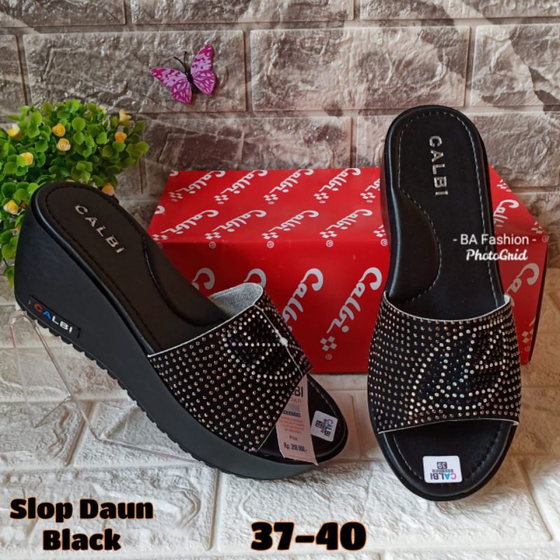 wedges slop calbi / calbi hak wedges sandal