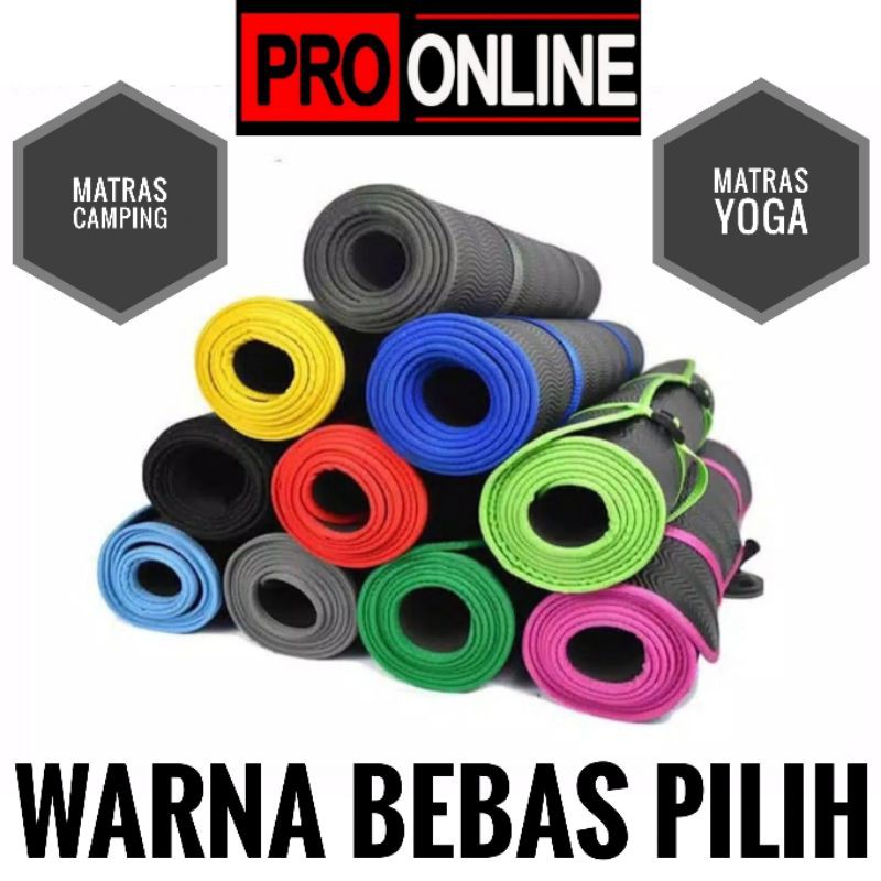 Matras spons camping / matras senam yoga tikar kemah kemping