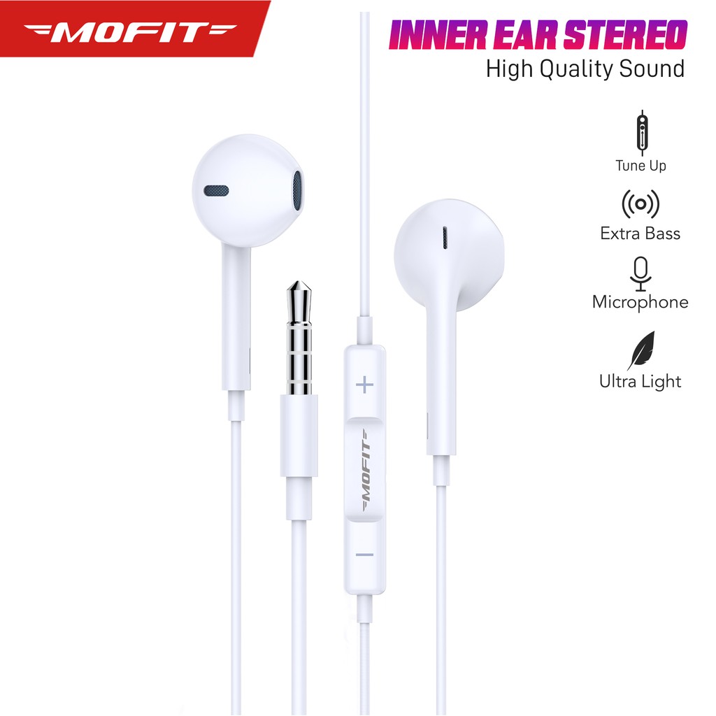 Handsfree / Earphone MOFIT M1P  Inner Ear Stereo – Original