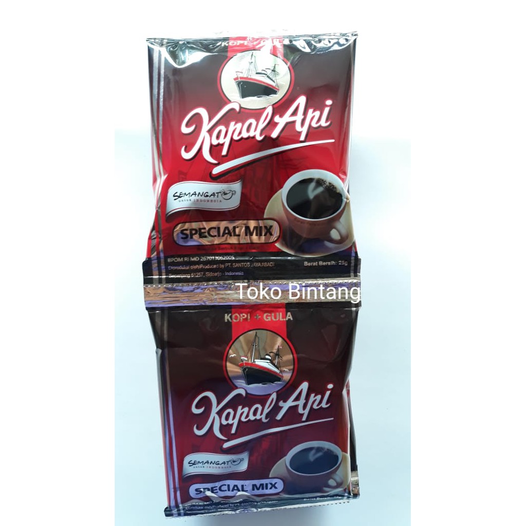 

Kapal Api Special Mix Kopi + Gula Sachet