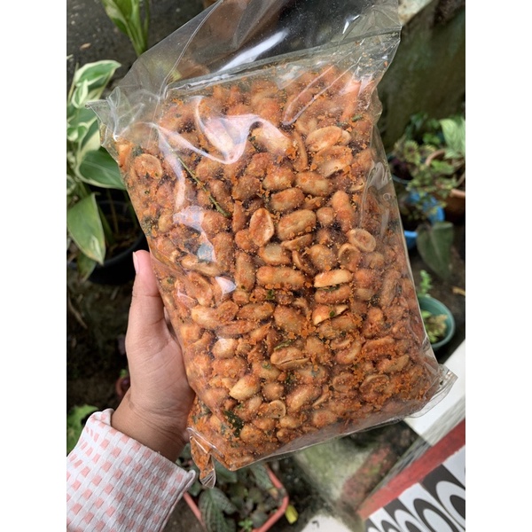 

Kacang Tanah Thailand Pedas Manis Extra Daun Jeruk 500gram dan 1 kg