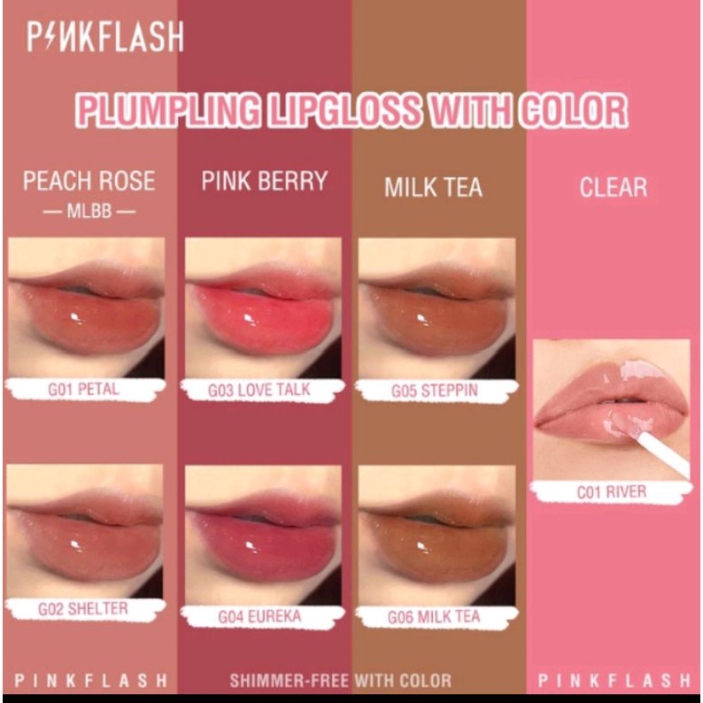 ✨SHASYA✨PINKFLASH LIP GLOSS  LONG LASTTING GLOSSY LIP GLOSS  11 NEW  SHADES NEW PRODUCT VIRAL BEST SELLER