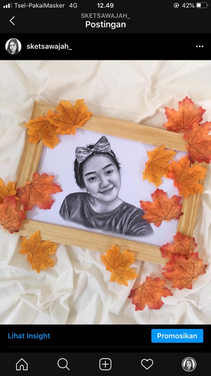 Daun Maple Artificial Lembaran