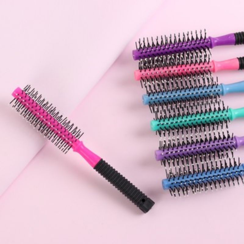 Sisir  Blow Rambut Gulung Bintik Warna  / Sisir Blow / Sisir Roll / Sisir Gulung Murah