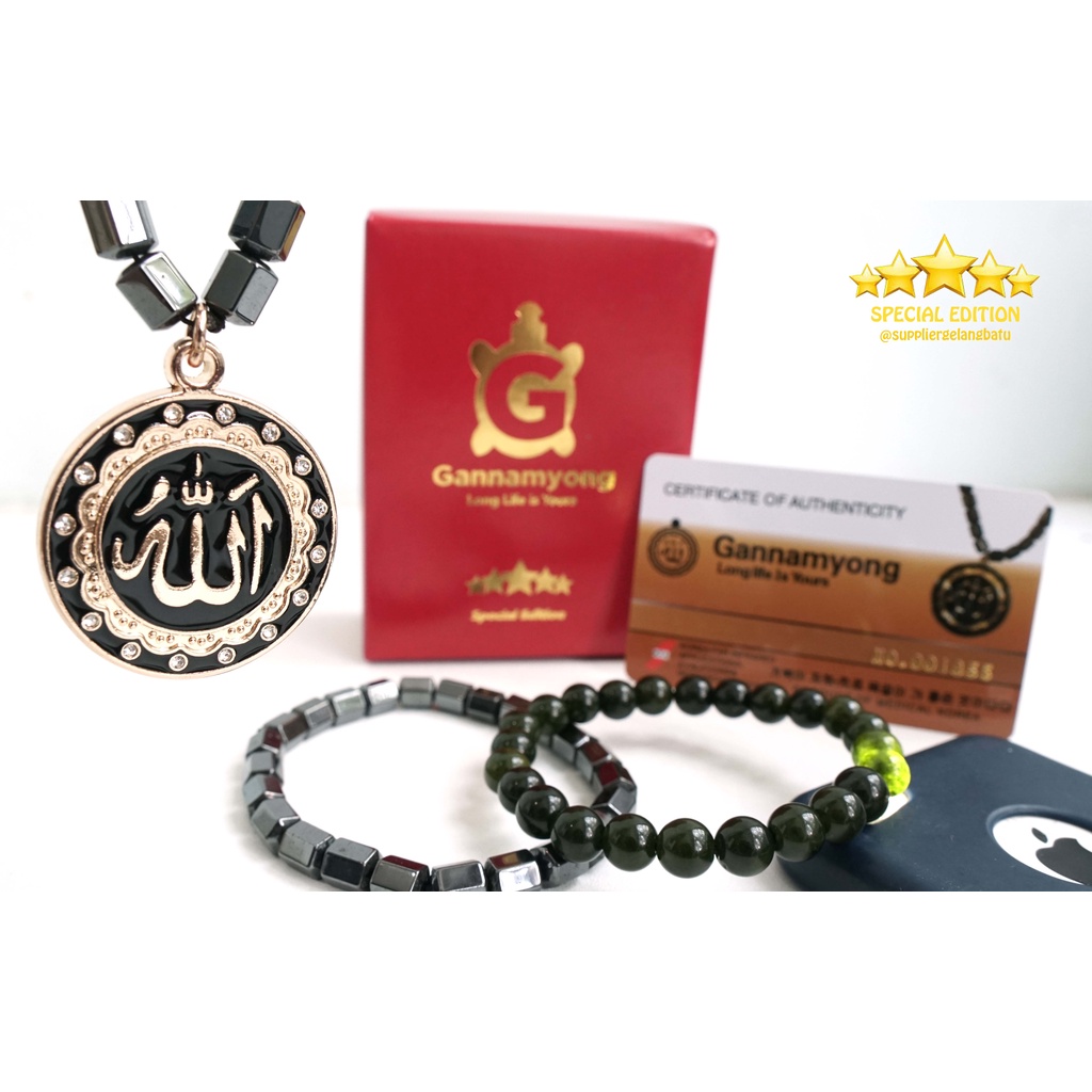 BLACK JADE GANNAMYONG SPECIAL LAFAZ ALLOH GOLD BIOMAGNETIK AZHIKRA