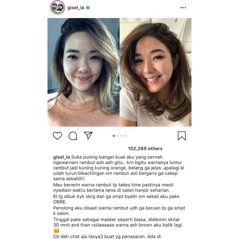 OBRE PIGMENTED hair mask PIGMENT Masker rambut-7