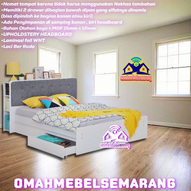 Divan Ranjang Tempat Tidur MADRID Minimalis Modern