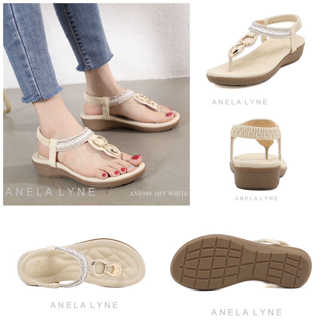 ANELA LYNE Sepatu Sandal Strappy Ankle ANE949 Original