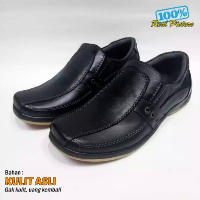 sepatu fantofel fantovel fantopel pantopel pantofel pantovel vantofel vantopel kulit sapi asli