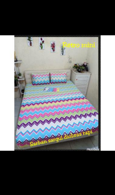 Seprei Motif Bunga Uk 120,160,180,200
