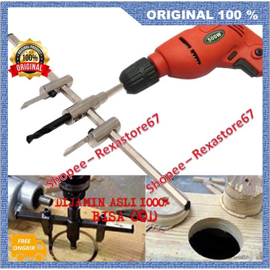 Circle Hole Saw Circle Hole Saw Cutter Mata Bor Pembuat Bentuk Bulat Yang Sempurna ASLI