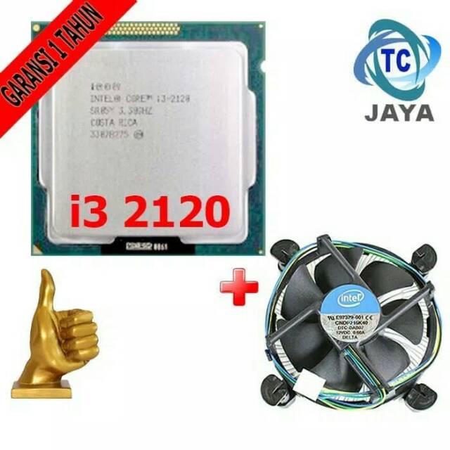 processor intel core i3 - 2120 LGA 1155 + FAN intel ORI second