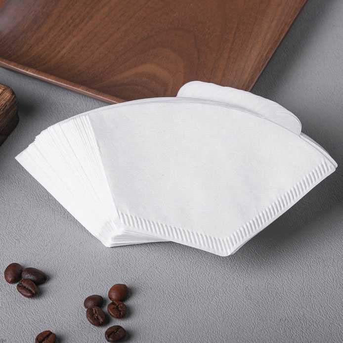 TD-AI Exquis Kertas Filter Saringan Kopi V60 Drip 1-2 Serve 100PCS S101
