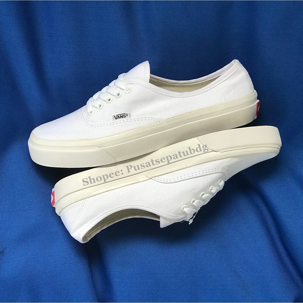 VANS AUTHENTIC FULL WHITE WAFFLE DT