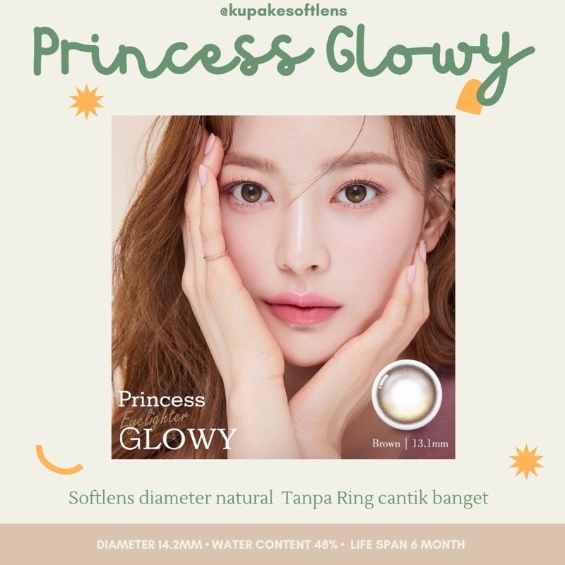 KUPAKESOFTLENS Eyelighter Glowy Natural Softlens by Princess