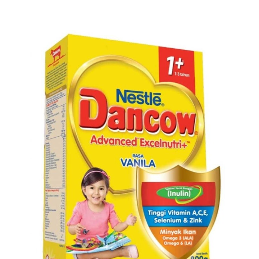 

Dancow 1+ 400gr rasa coklat / madu / vanila