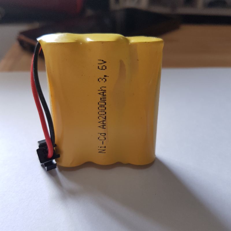 BATERAI MOBIL REMOT RC AA2000MAH 3,6V NICD / BATRE RC 3,6V 2000MAH