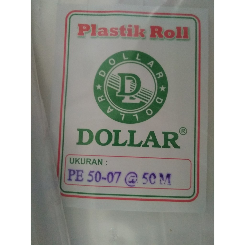 Jual Kantong Plastik PE Ikan, Roll 50-07 / Plastik Dollar PE 50-07