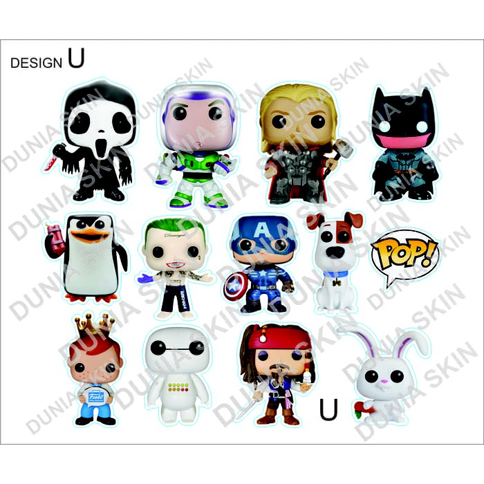 

Stiker Travel Label Design U Marvel DC Baymax POP