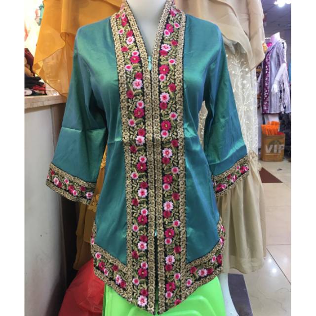 0839 kebaya india bahan santung