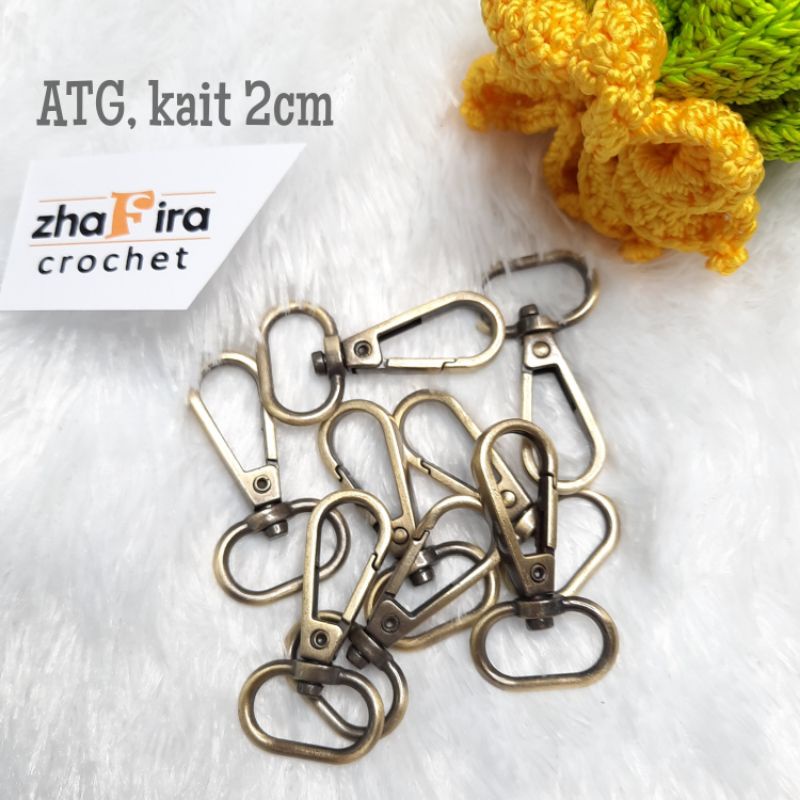 Kait 2cm, warna ATG / bakar