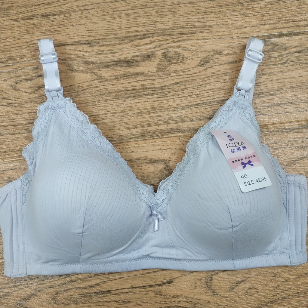 Bra BH Menyusui Import Premium Busa Tanpa Kawat-ABU