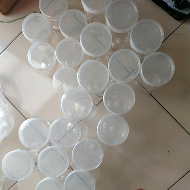 Toples Astor 10 Cm Tabung Plastik Kue Kering Kacang Permen Murah Bagus Botol Besar Jumbo Pendek