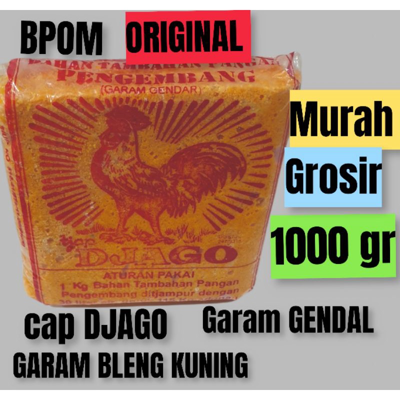 

Garam Bleng Garam Kunibg tjap Djago 1kg BPOM ORIGINAL garam gendar