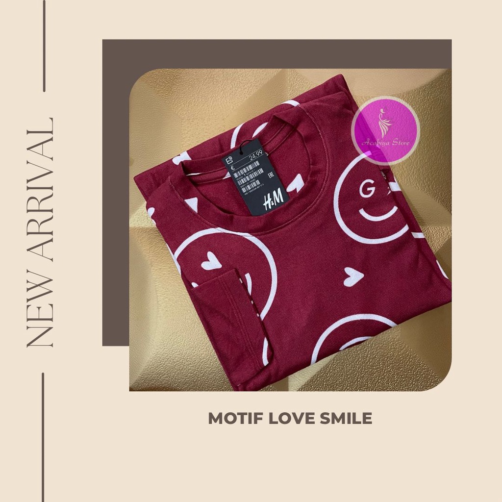 kaos rajut halus motif / baju kaos wanita / kaos lengan panjang wanita / rajut motif leopard