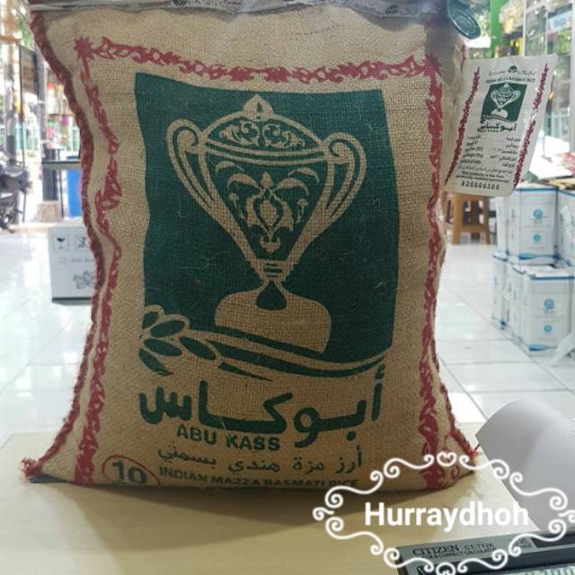 

Beras Abu Kass Basmati rice khas abukas india