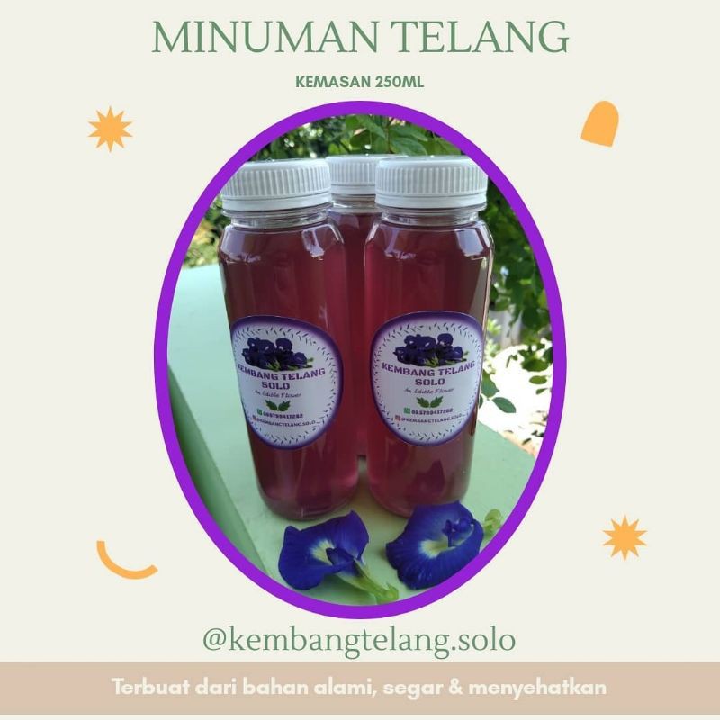 

WEDANG TELANG 250ml
