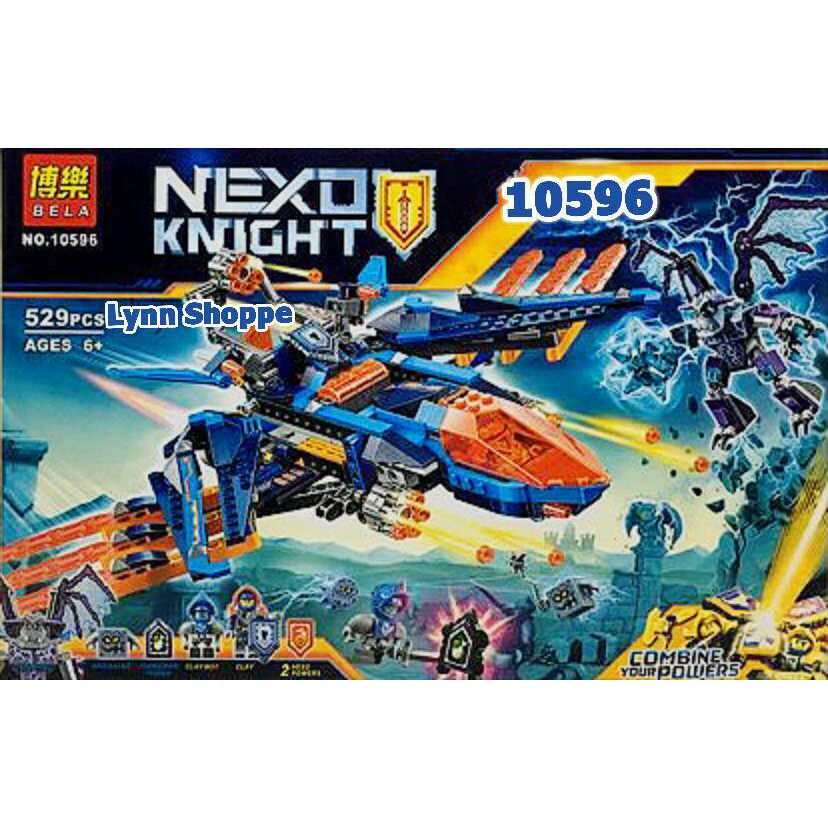 lego nexo knights clay's falcon fighter blaster