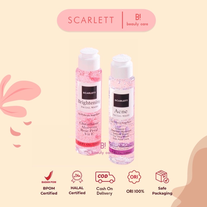 Scarlett Whitening Facial Wash