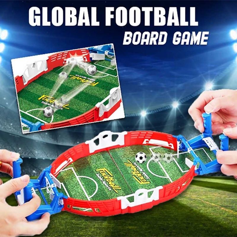 Mainan football game table sport mainan lapangan sepak bola lengkap tinggal pakai kemasan dus box