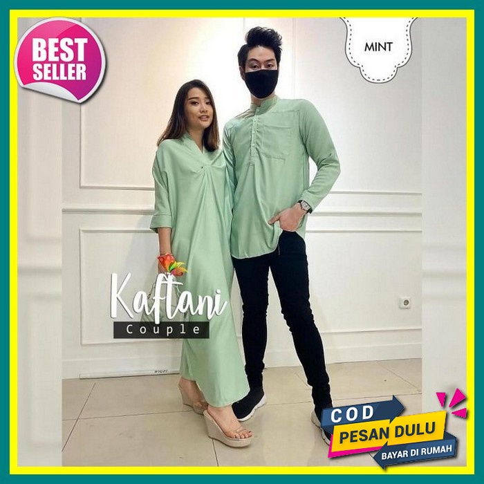 Belanja Murmer,,, Gamis Couple Pasangan Terbaru 2021 Hitam Sarimbit Kondangan Pasangan Couple Suami 