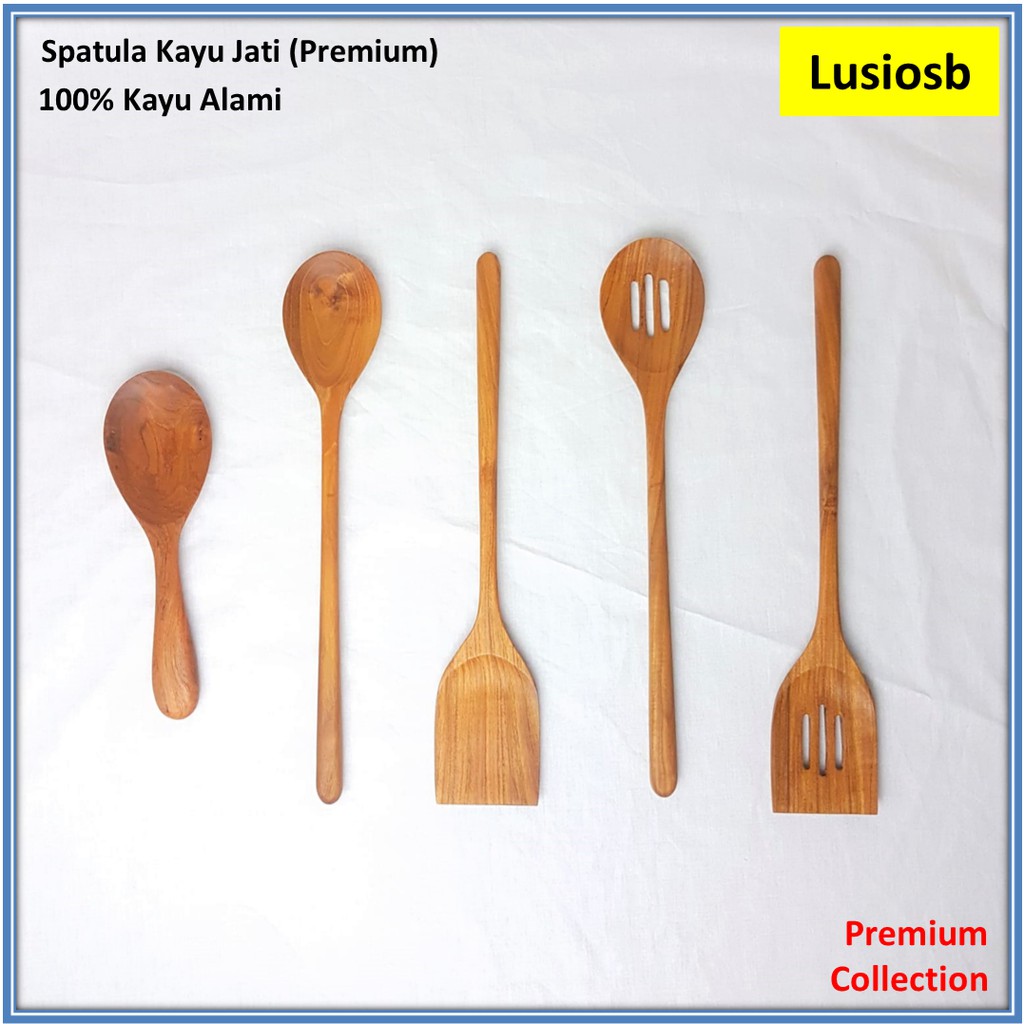 Spatula Kayu Jati / Wooden Spatula / Centong Kayu / Centong Nasi Kayu