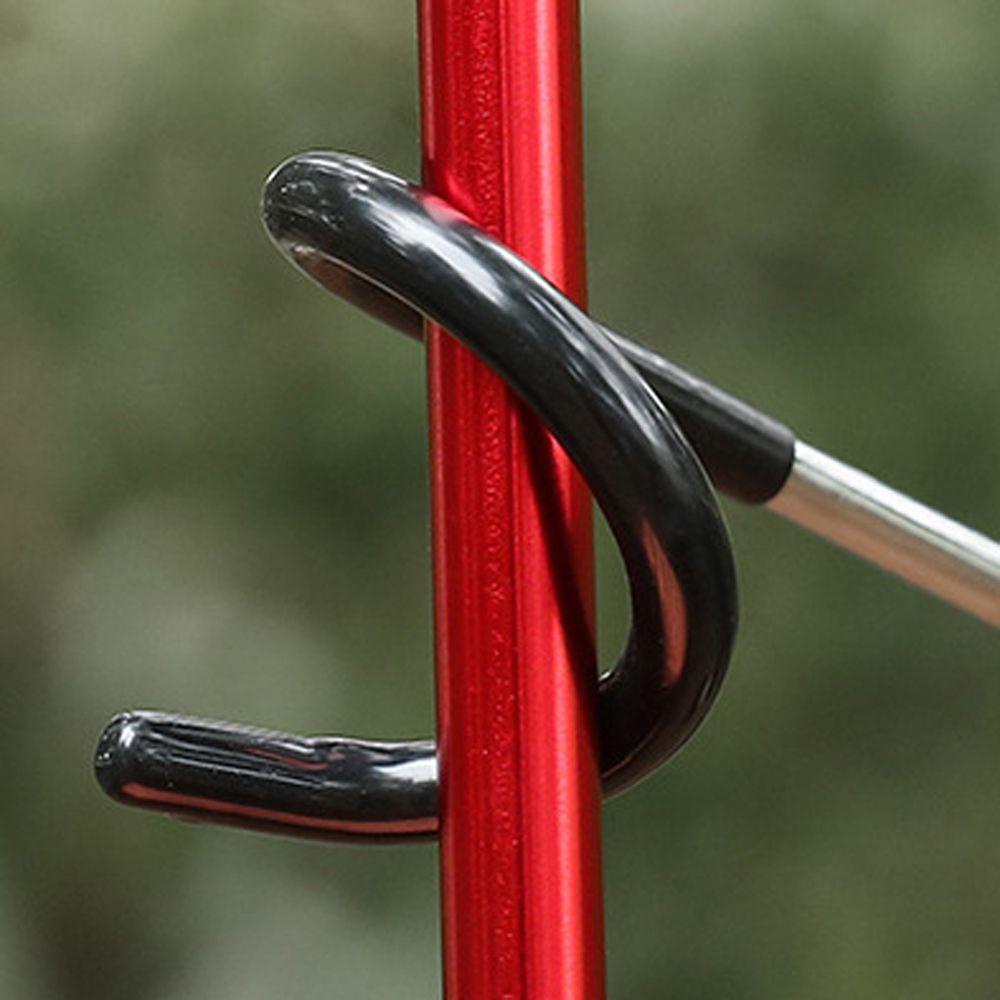 Lanfy Gantungan Lampu Hook Stainless Steel Camping Outdoor Tools Hanging Hooks Rak Penyimpanan Kait S-Shaped Hooks