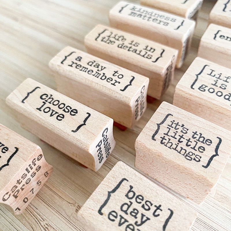 

Catslifepress Rubber Stamps