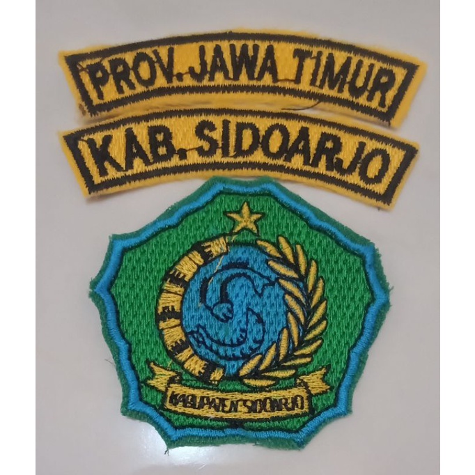 BET BORDIR LOGO PEMKAB KABUPATEN SIDOARJO