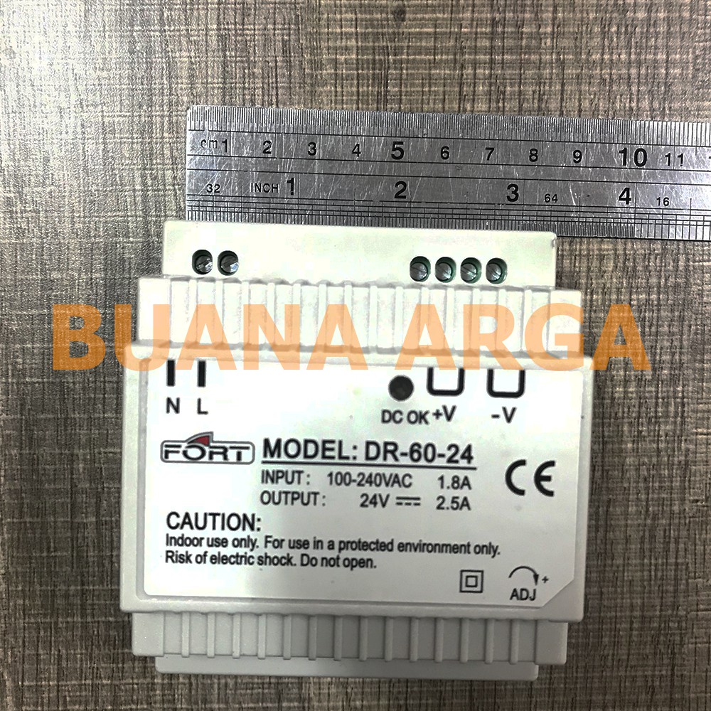 DIN Rail Single Output DR-30-5, DR-60-5, DR-30-12, DR-60-12, DR-60-24