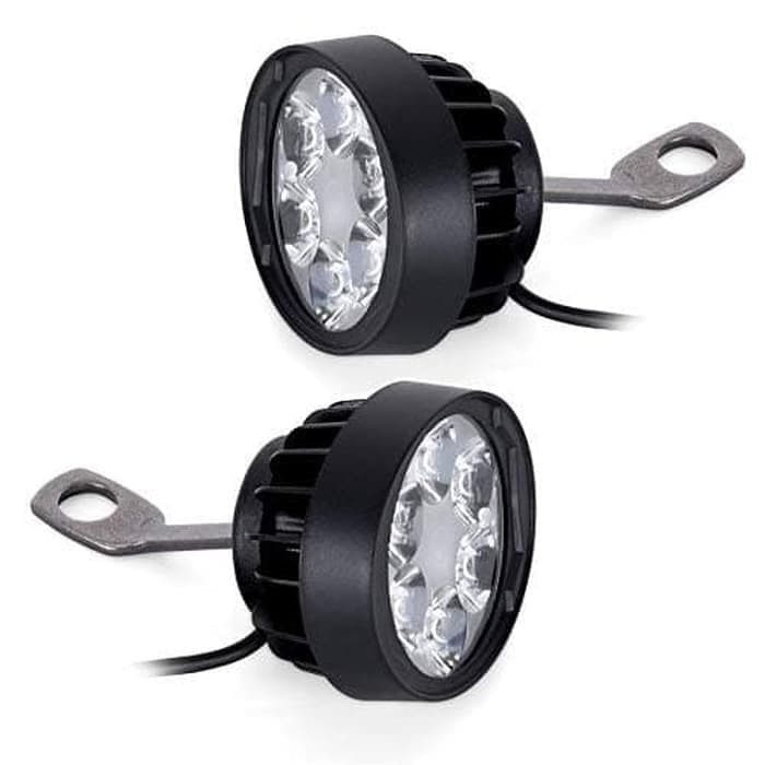 Lampu Tembak Sorot Spion Motor LED U3 Cree 6 Titik Mata 18W BULAT