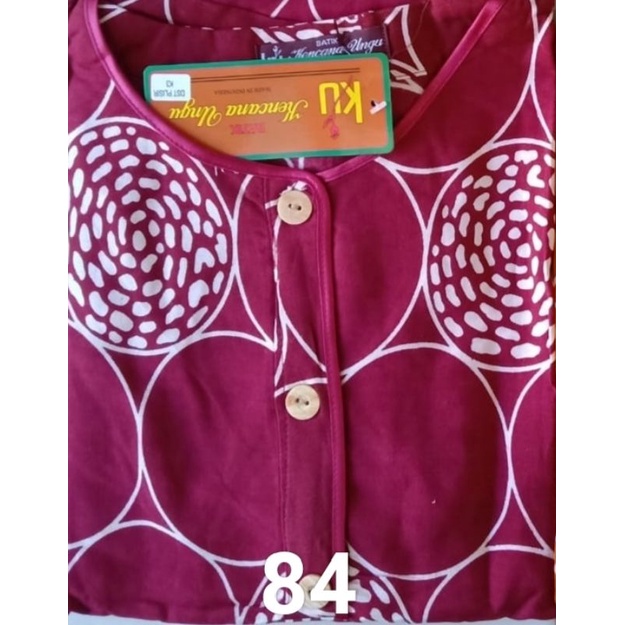 Daster Kencana Ungu Plisir K3 label coklat-46