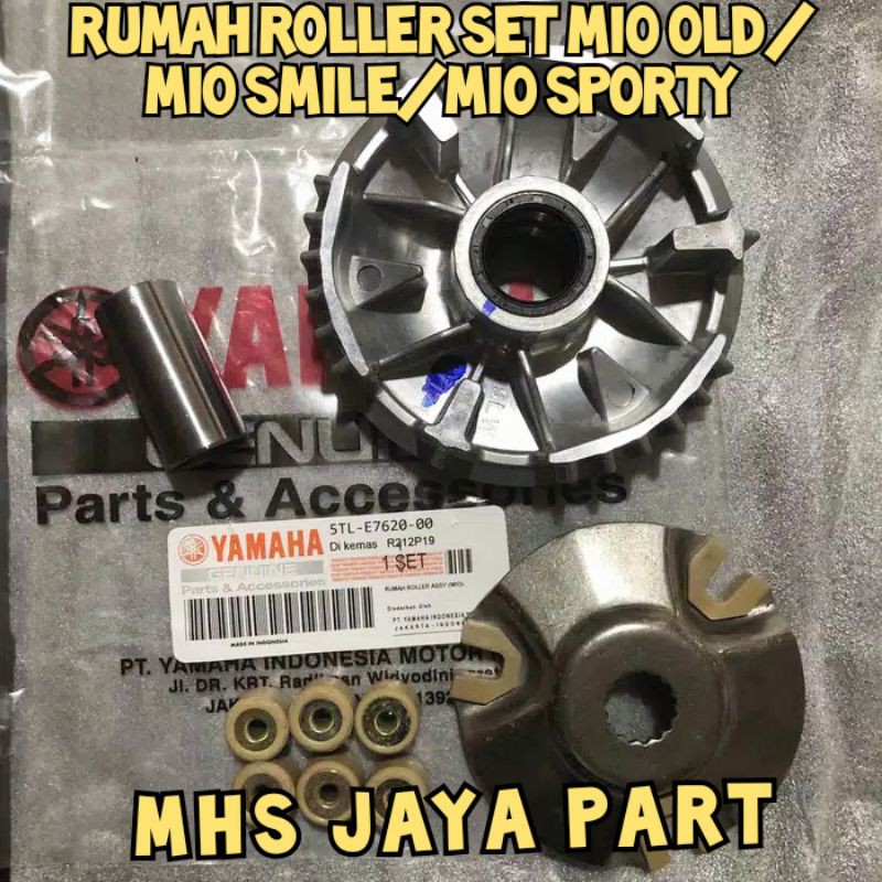 RUMAH ROLLER ASSY MIO/SMILE/SPORTY Rumah roller Mio set
