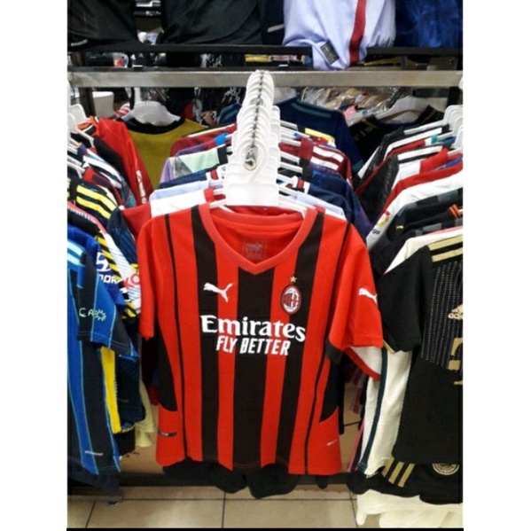 JERSEY AC MILAN HOME KIDS 2021-22 GRADE ORI