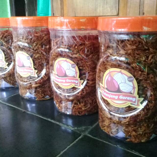 

Bawang goreng 'tolenjeng goreng' original dan pedas