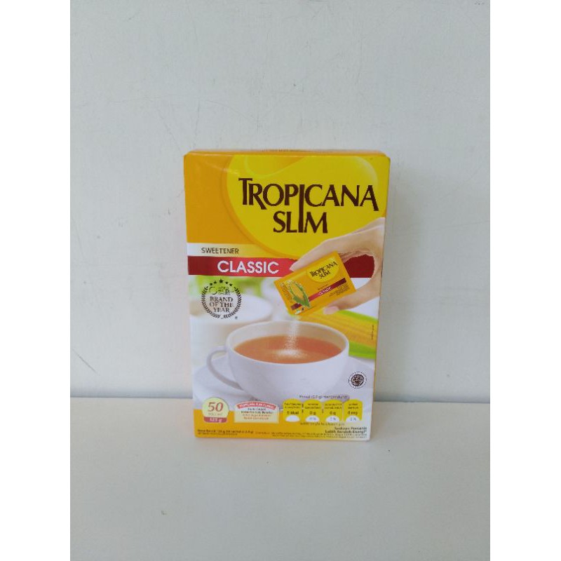 

Tropicana Slim Sweetener Classic 50s 125 gram